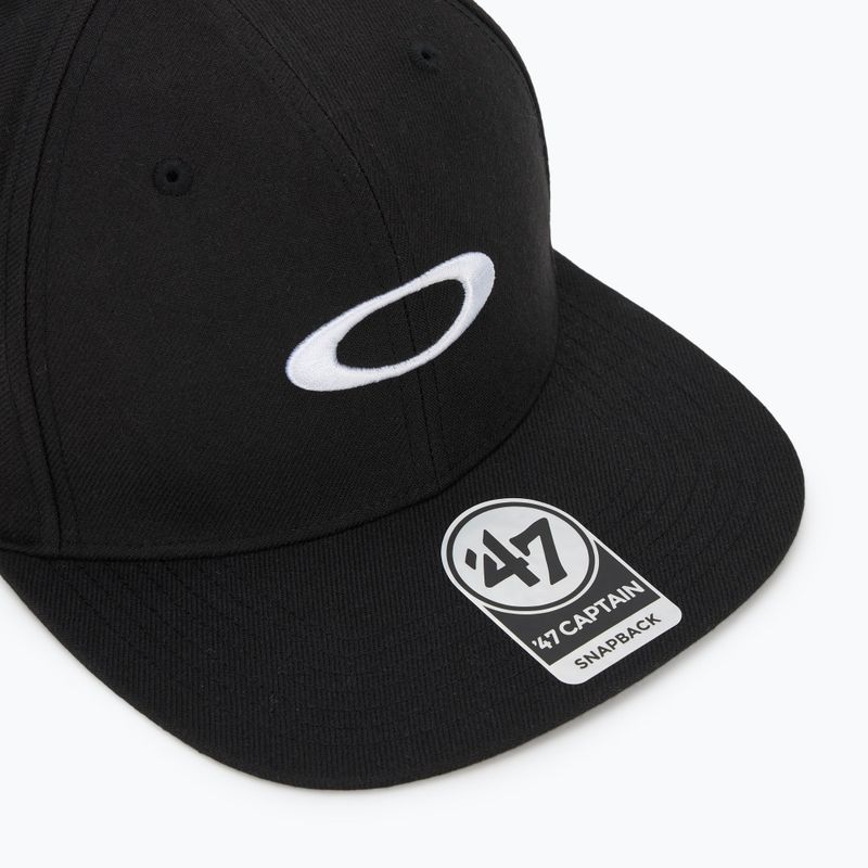 Men's Oakley 47 B1B Ellipse blackout/white baseball cap 3