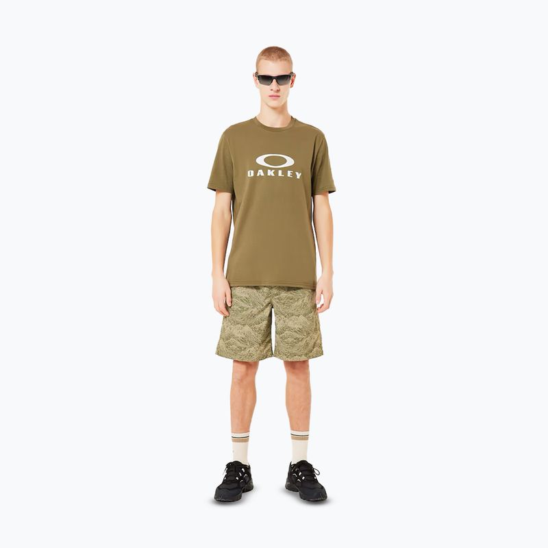 Men's Oakley O Bark 2.0 army green T-shirt 2