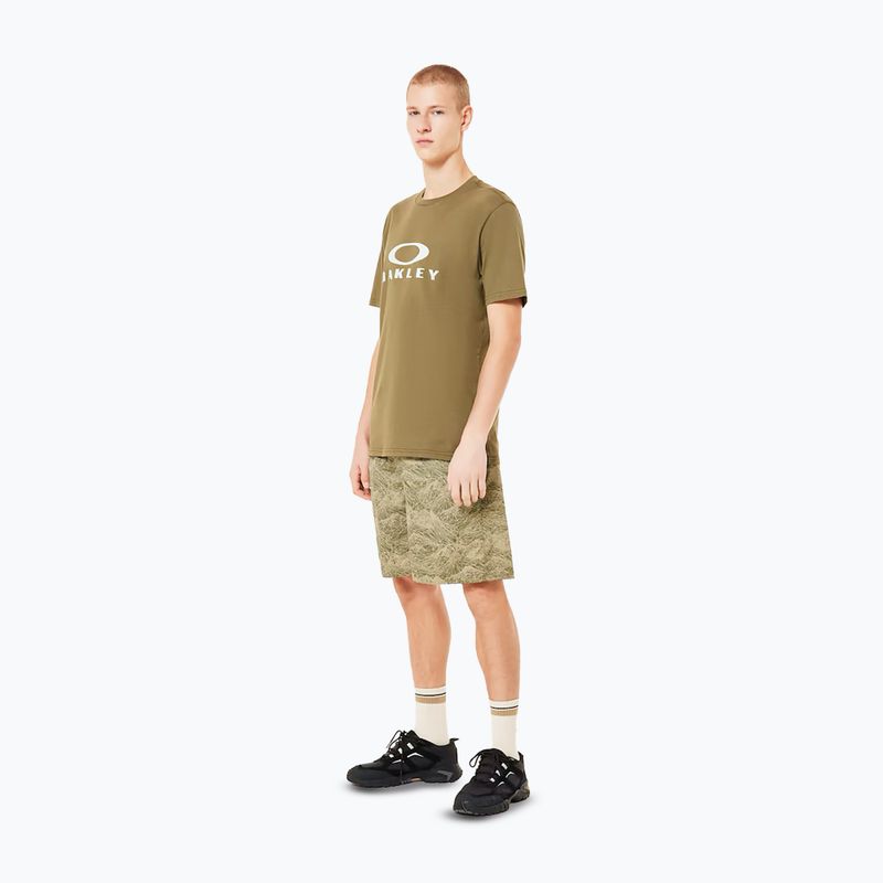 Men's Oakley O Bark 2.0 army green T-shirt 4