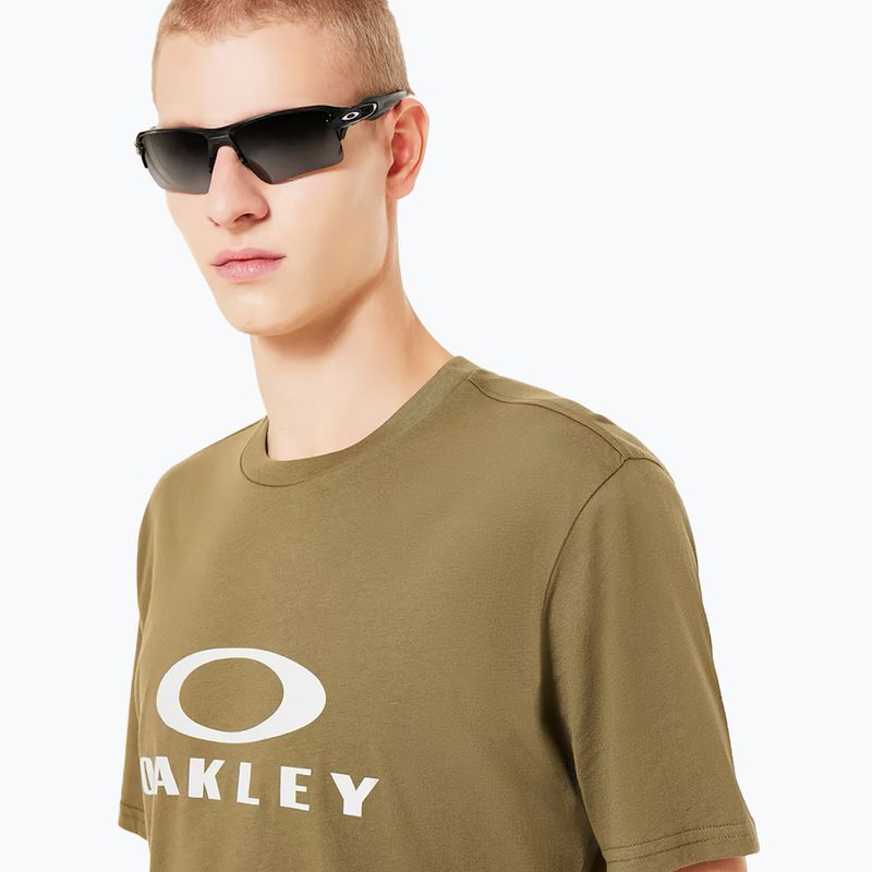 Men's Oakley O Bark 2.0 army green T-shirt 5