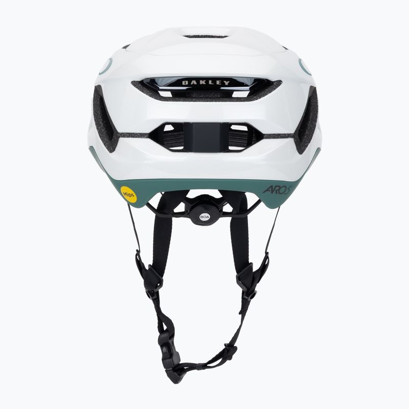 Oakley Aro5 Race EU matte pacific white pearl bike helmet 4