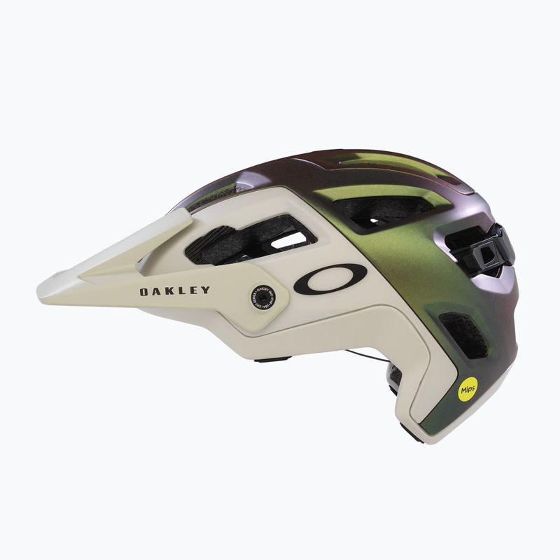 Oakley Drt5 Maven EU satin mist silver/green colourshift bike helmet 4