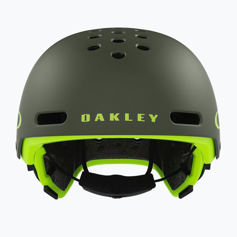 Oakley Street1 EU matte hunter green/retina burn bike helmet 3
