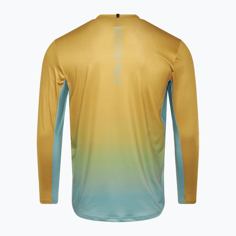 Men's Oakley Maven Coast 2.0 LS gradient sulfide pacific cycling longsleeve 2