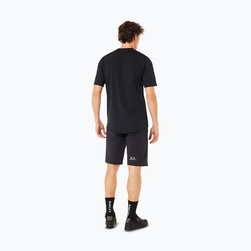 Men's Oakley Free Ride Lined blackout cycling shorts 3