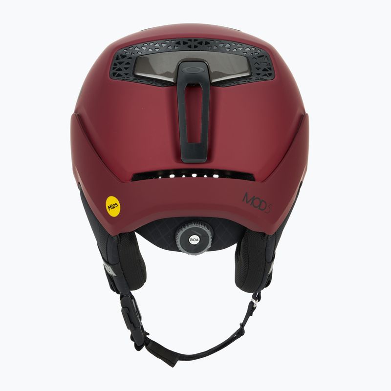 Ski helmet Oakley Mod5 matte iron red 4