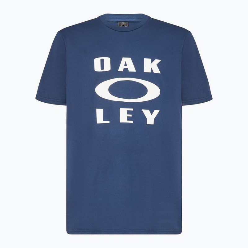 Men's Oakley Bark Ellipse Tee abyss shirt