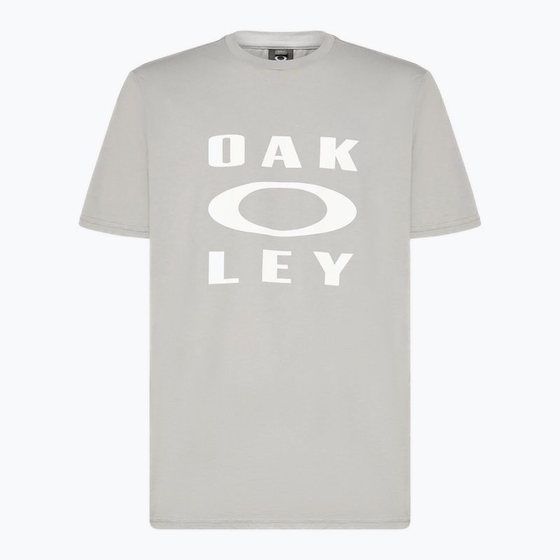 Men's Oakley Bark Ellipse Tee cement t-shirt