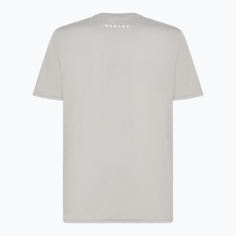 Men's Oakley Bark Ellipse Tee cement t-shirt 2