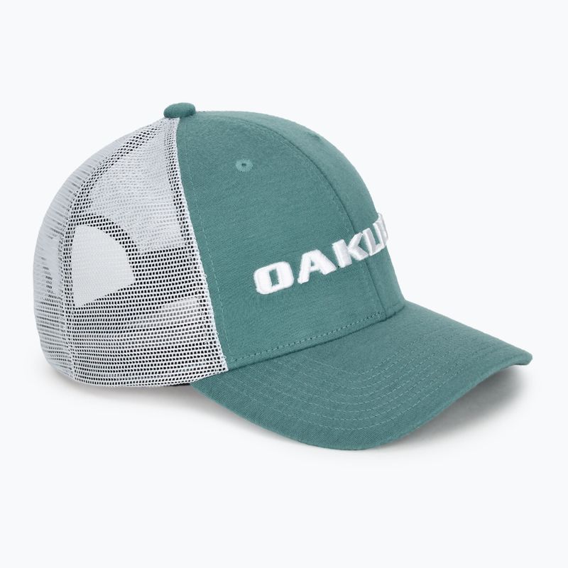Men's Oakley Heather New Era Bark Logo dark pacific baseball cap