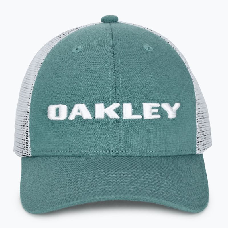 Men's Oakley Heather New Era Bark Logo dark pacific baseball cap 2