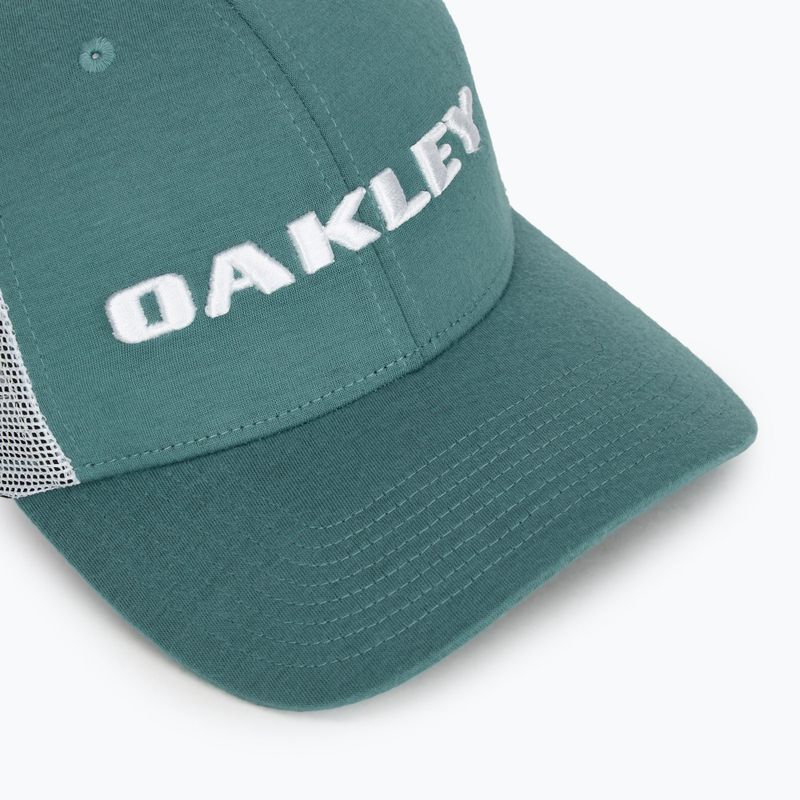 Men's Oakley Heather New Era Bark Logo dark pacific baseball cap 3