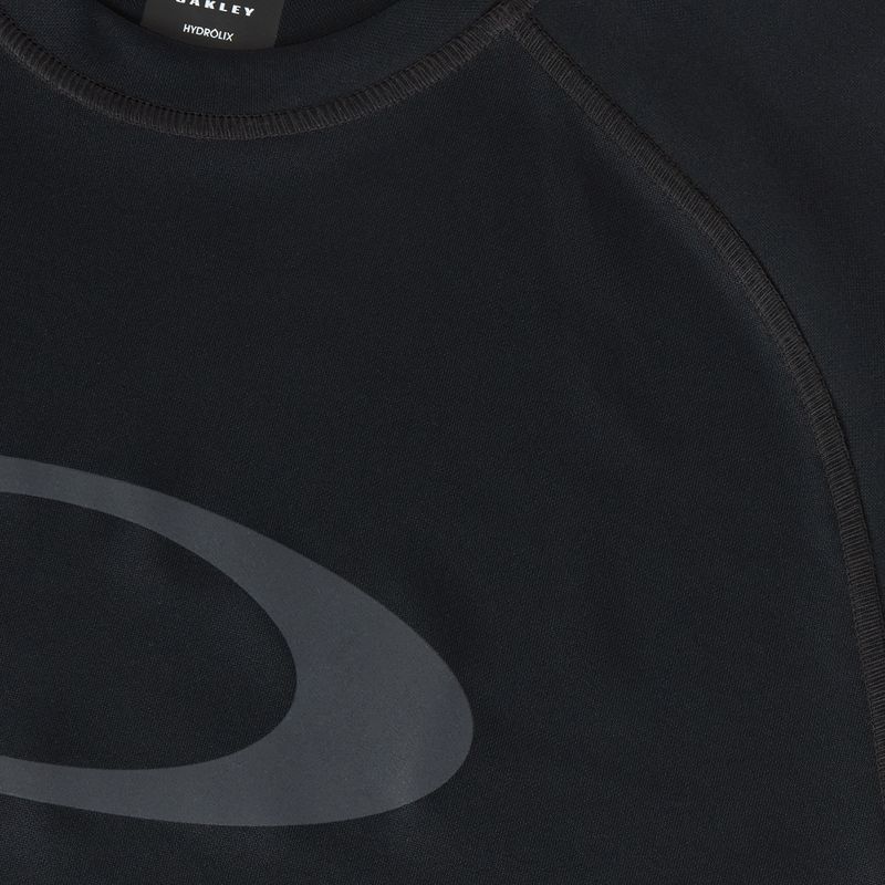 Men's Oakley Rashguard blackout swim shirt 3