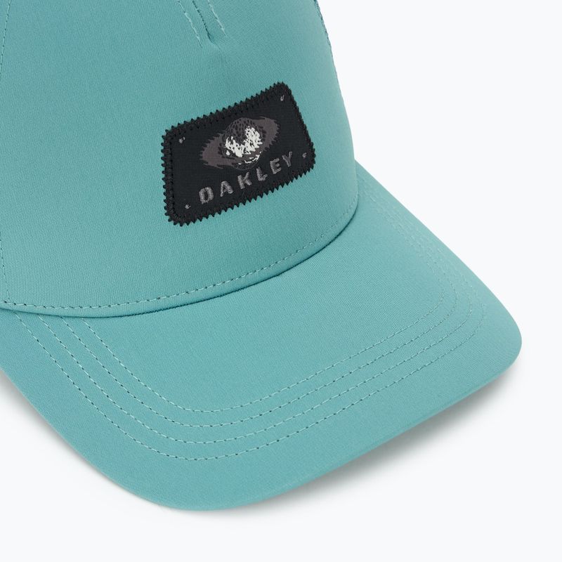 Men's Oakley Patch Ellipse Tracker dark pacific baseball cap 3