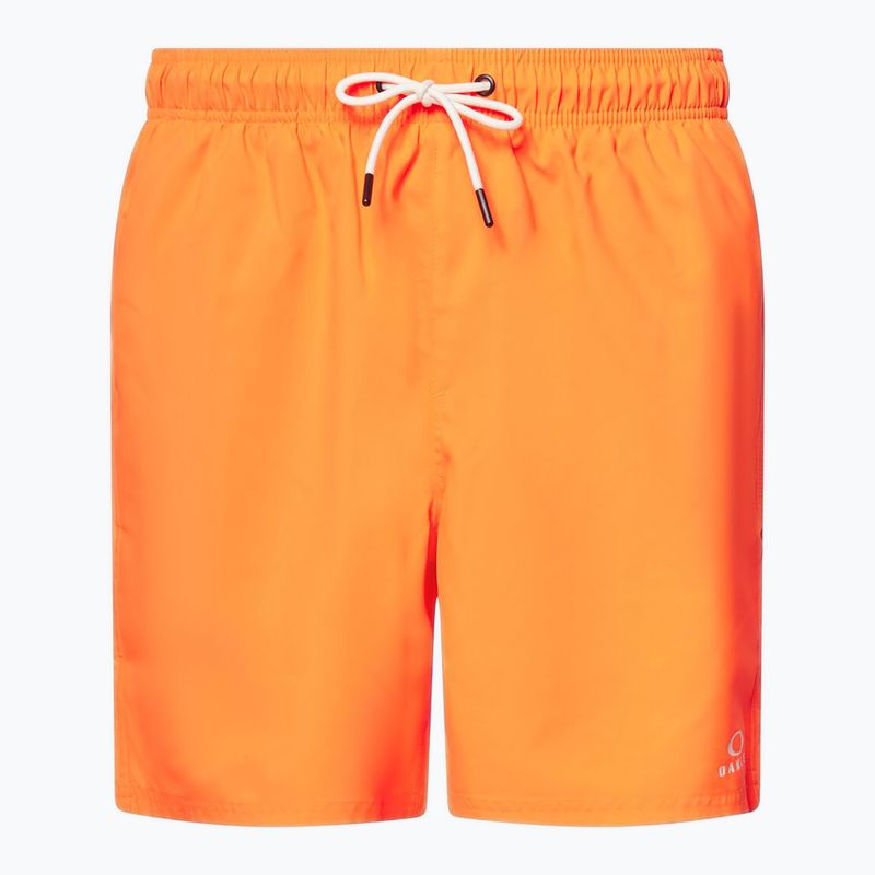 Men's Oakley Clear Lake 18" Volley swim shorts neon orange