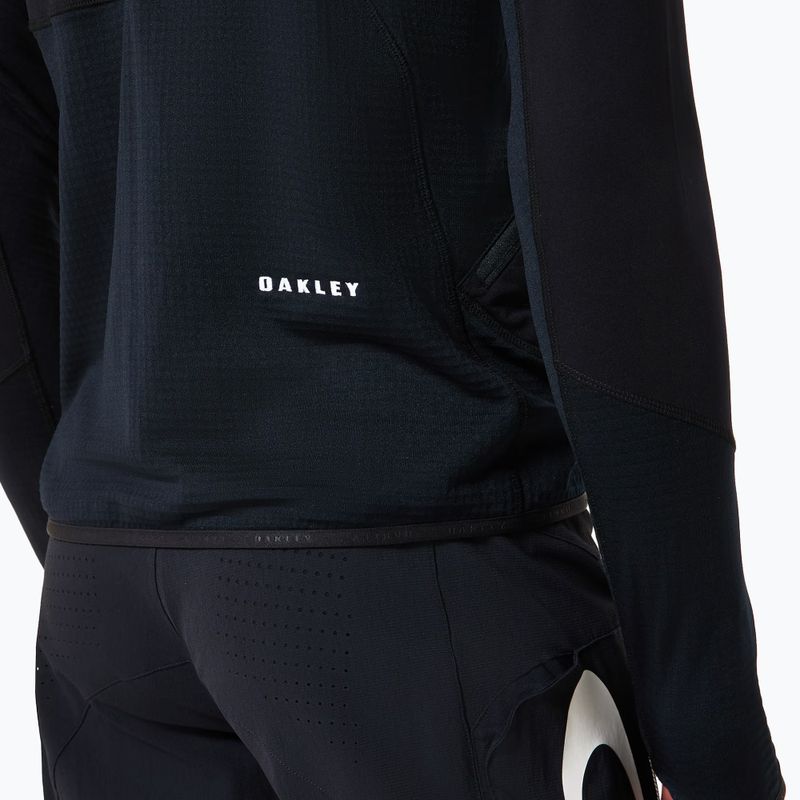 Cycling sweatshirt Oakley Canopy Full Zip Hoodie blackout 7