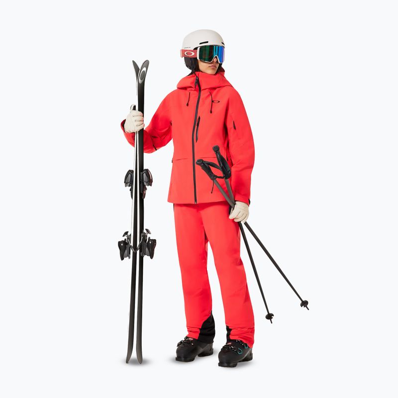 Women's ski jacket Oakley Canopy Insulated hibiscus red 2