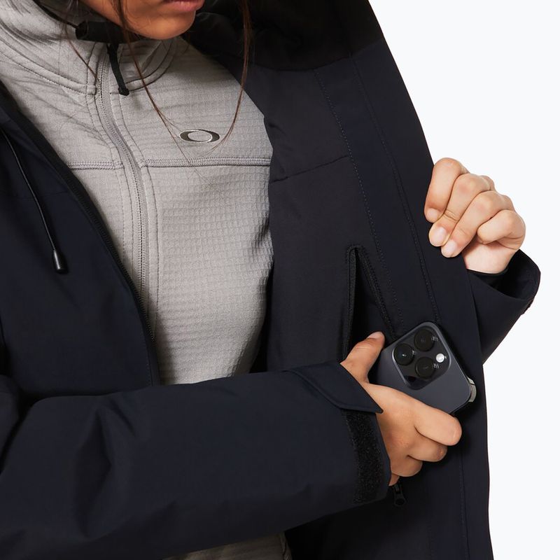 Women's ski jacket Oakley Canopy Insulated blackout 9