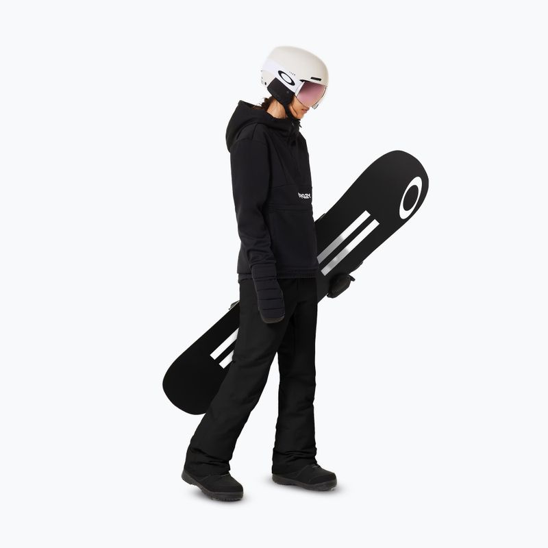 Women's softshell sweatshirt Oakley TNP Nose Grab Softshell Hoodie blackout/white 2