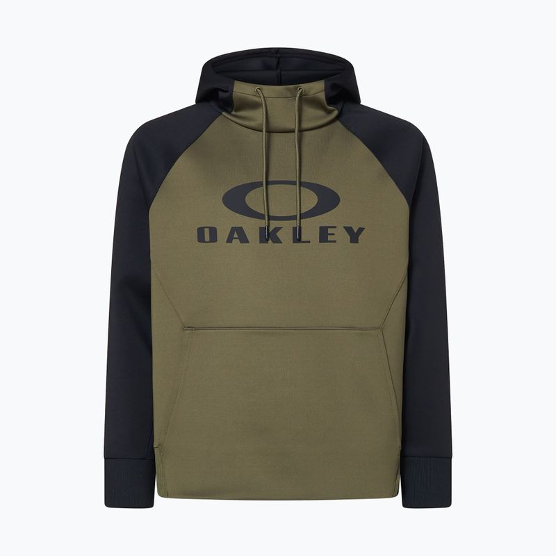Men's snowboard sweatshirt Oakley Sierra DWR Fleece Hoody 2.0 army green 6
