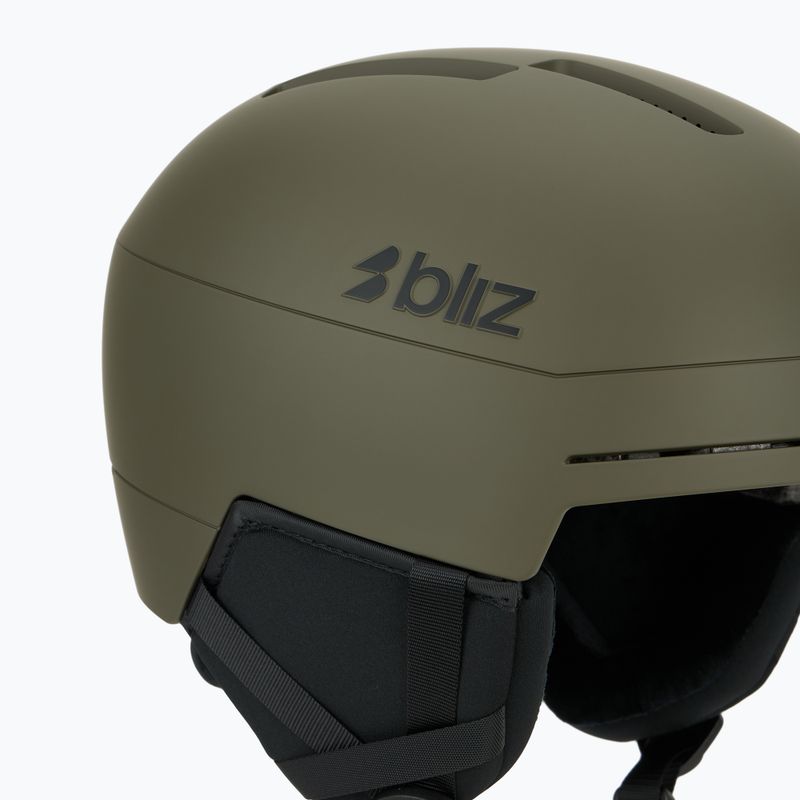 Ski helmet Bliz S002 matte camo green 7