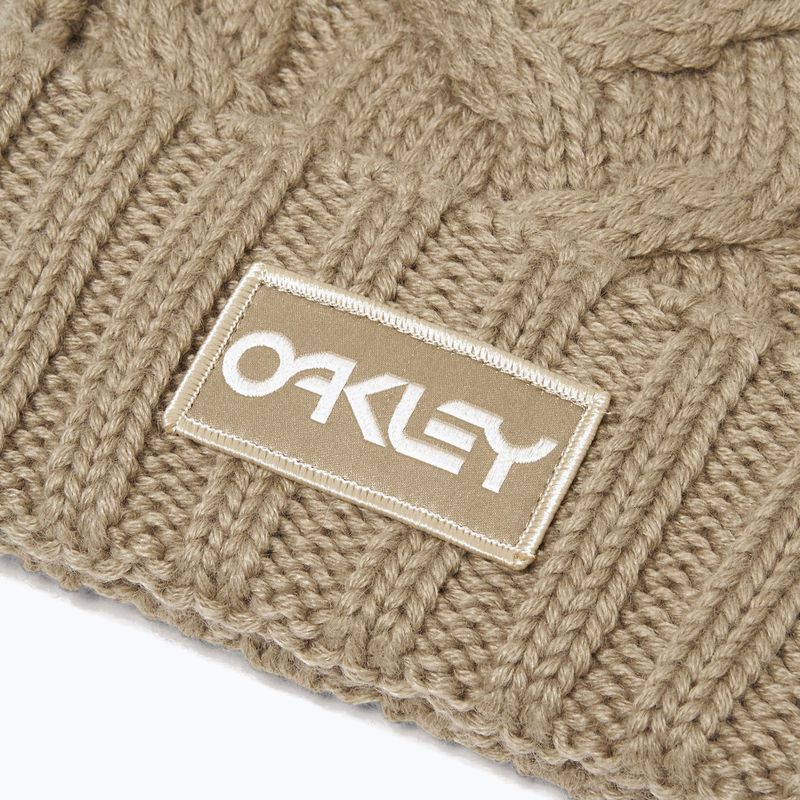 Winter hat Oakley Harper Pom Beanie pebble 3