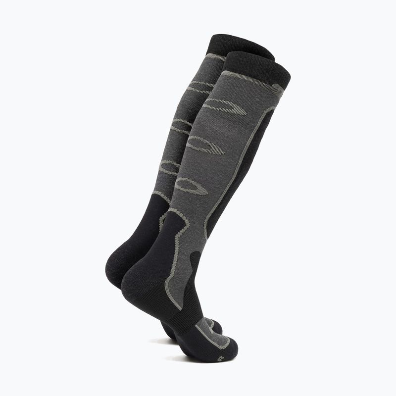 Ski socks Oakley Patrol dark grey hthr 2