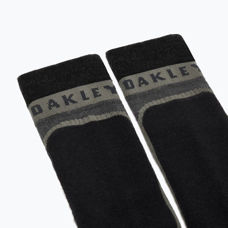 Ski socks Oakley Patrol dark grey hthr 4