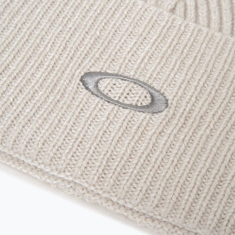 Winter hat Oakley Ellipse Ribbed Beanie mist/cement 3
