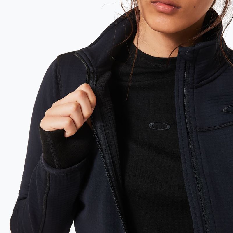 Women's sweatshirt Oakley Canopy Full Zip blackout 6