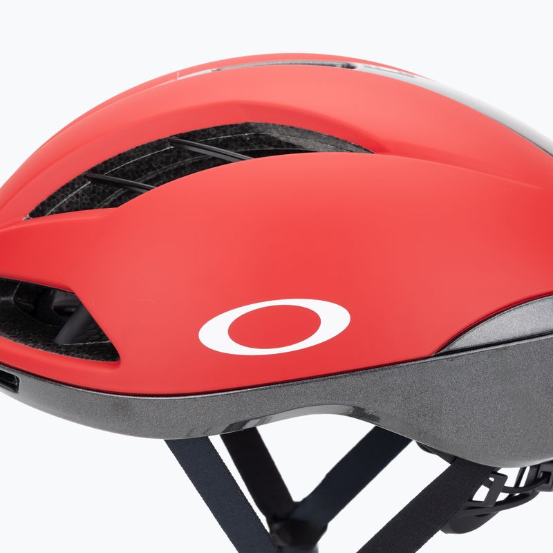 Bike helmet Oakley Velo Stelvio EU black/red pro 7