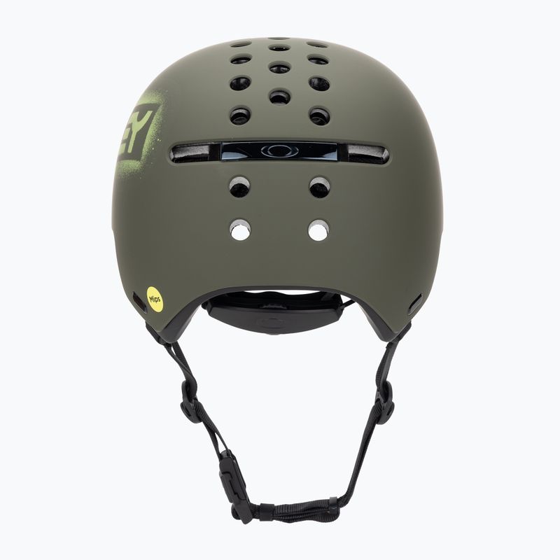 Helmet Oakley Street1 EU matte dark brush stencil 4