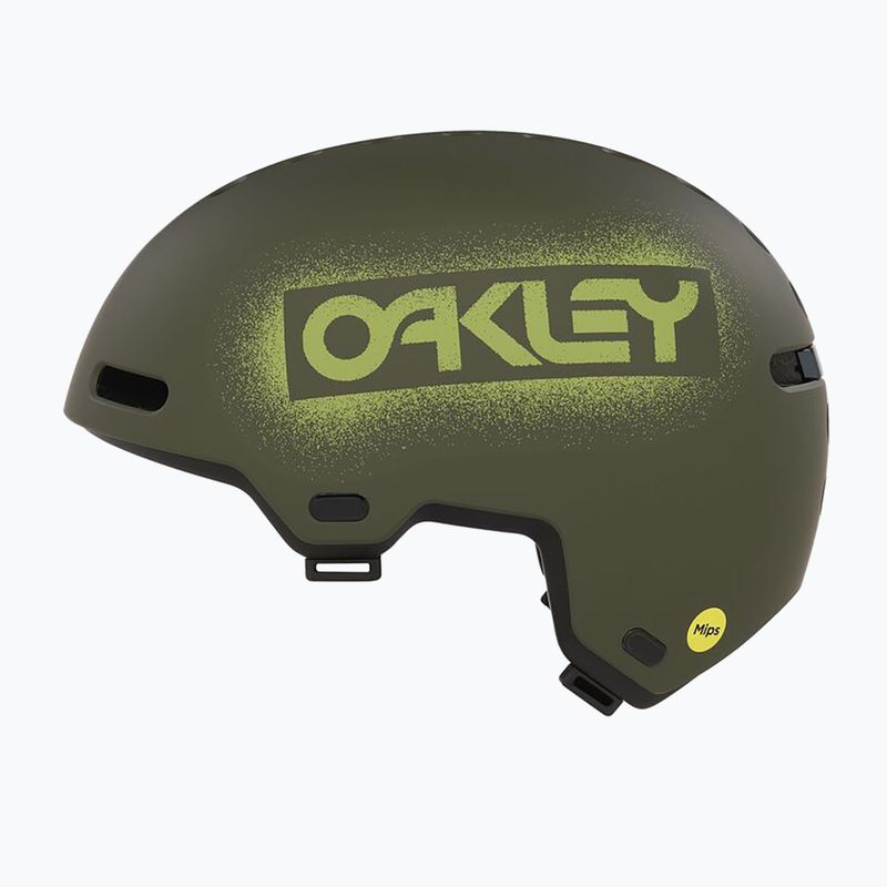 Helmet Oakley Street1 EU matte dark brush stencil 2