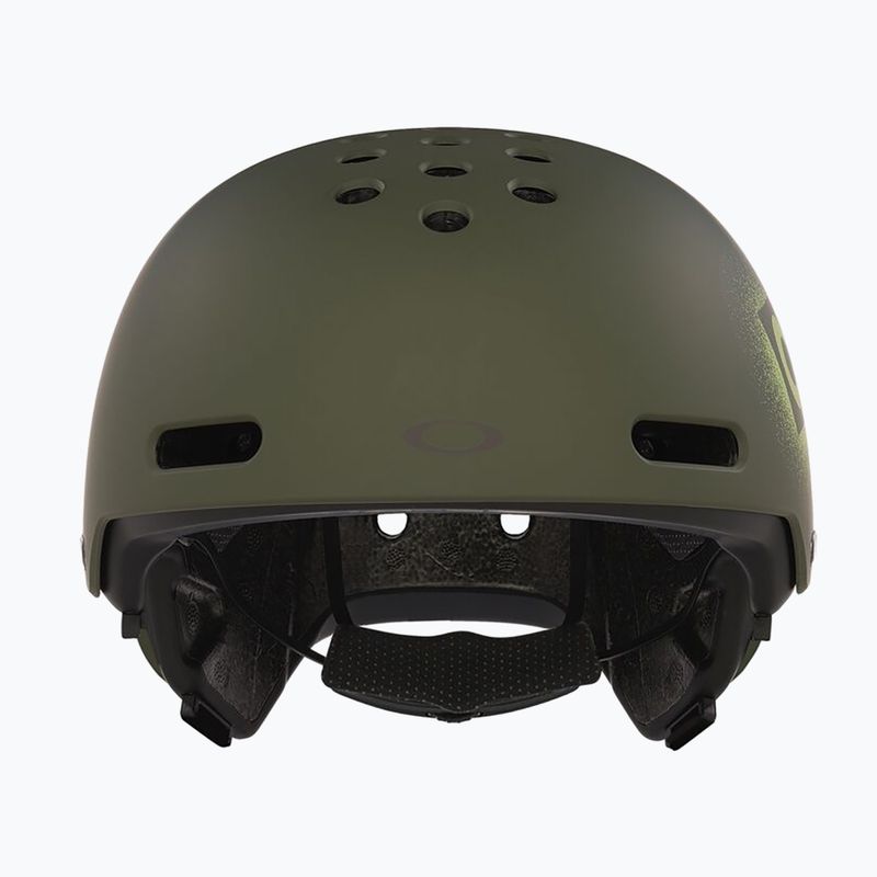 Helmet Oakley Street1 EU matte dark brush stencil 3