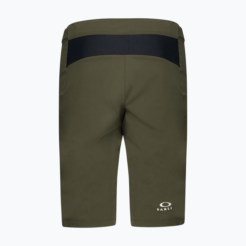 Men's cycling shorts Oakley Free Ride army green 2