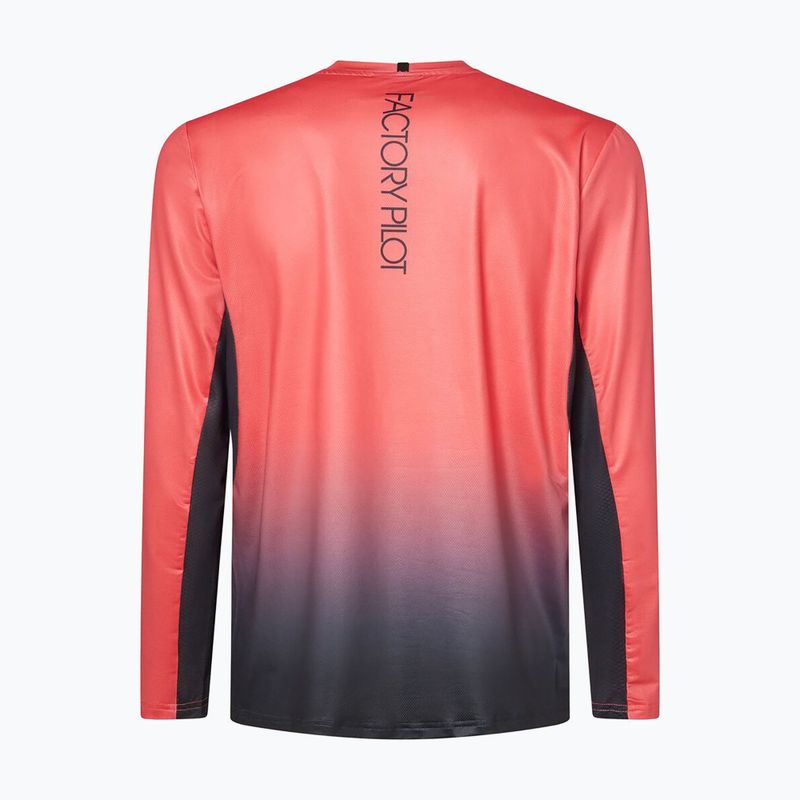 Men's cycling longsleeve Oakley Maven Coast 2.0 gradient paloma/black 2