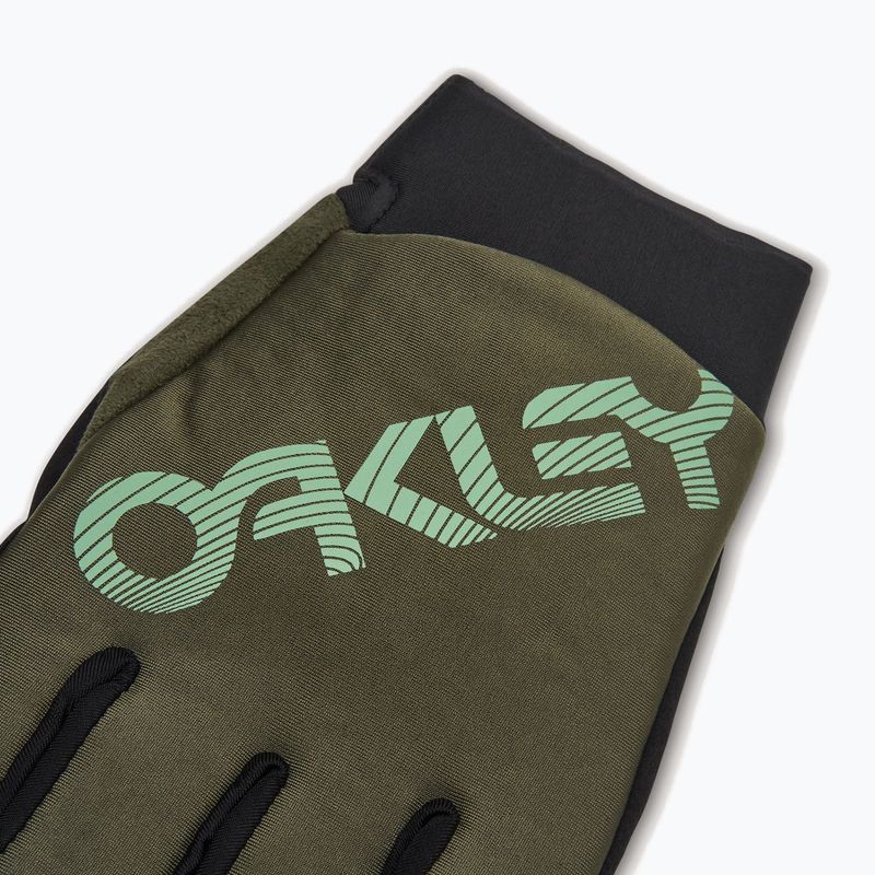 Cycling gloves Oakley Seeker MTB army green 3
