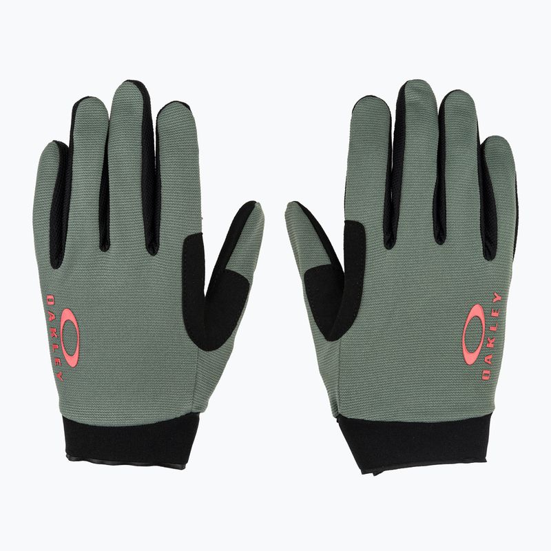 Cycling gloves Oakley Seeker MTB aviator green 2