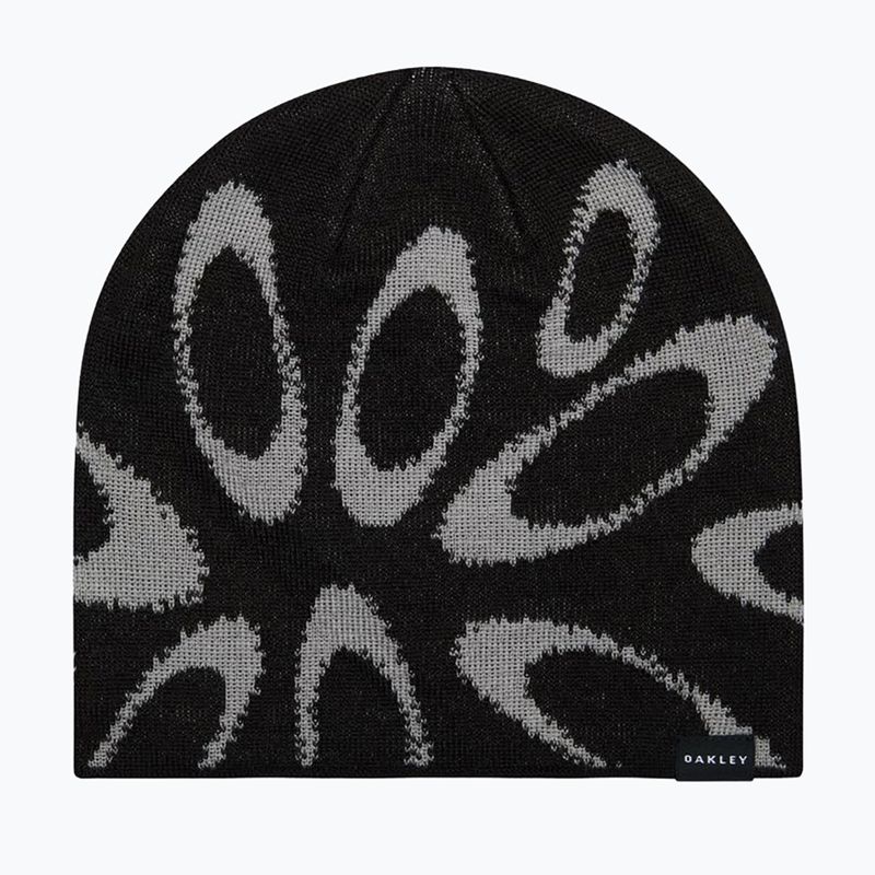 Winter hat Oakley Ellipse Graphic Beanie black/grey