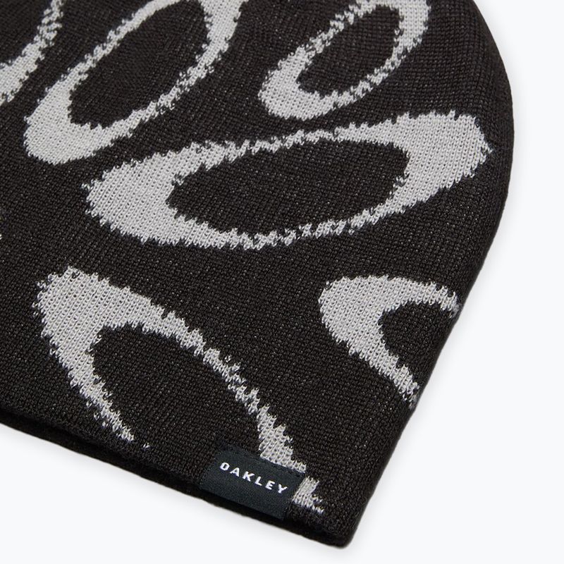 Winter hat Oakley Ellipse Graphic Beanie black/grey 3