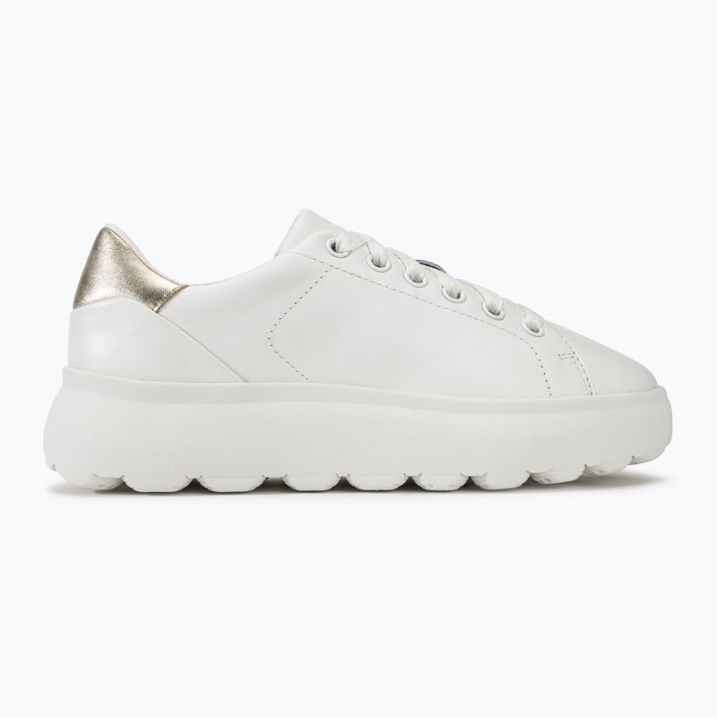 Geox Spherica EC4.1 women's shoes white/gold 3