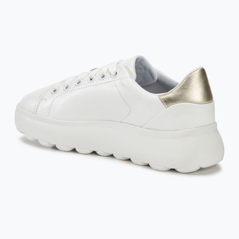 Geox Spherica EC4.1 women's shoes white/gold 4