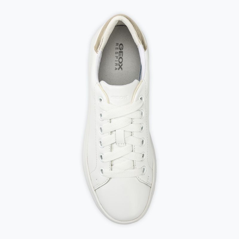 Geox Spherica EC4.1 women's shoes white/gold 6