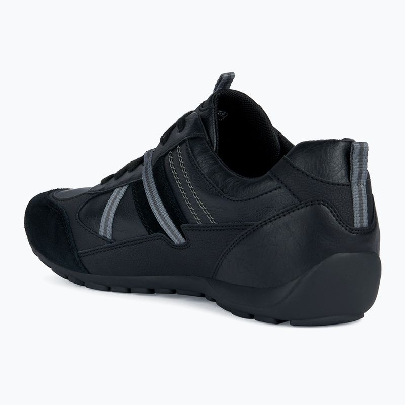 Geox Ravex black/anthracite shoes 9