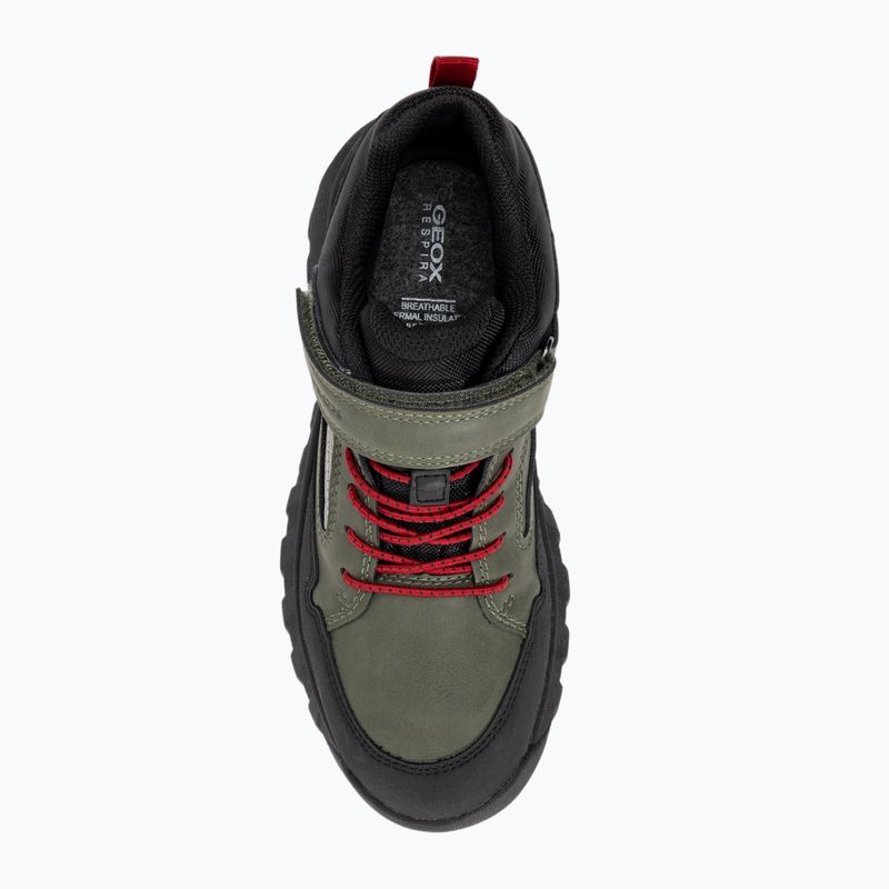 Geox Simbyos Abx dark green/red junior shoes 6