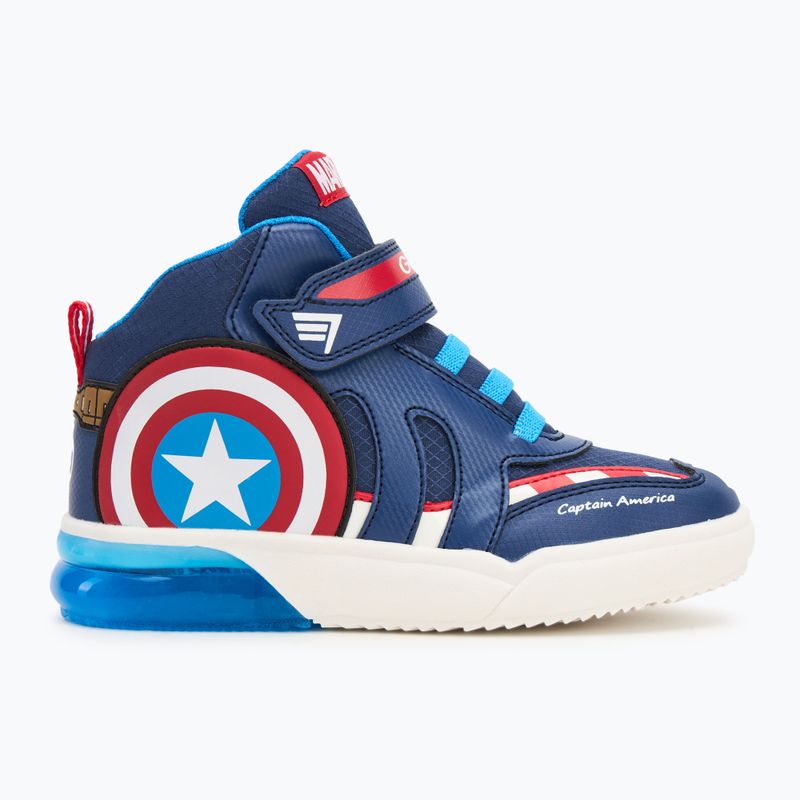 Geox Grayjay ocean blue/red children's shoes 2