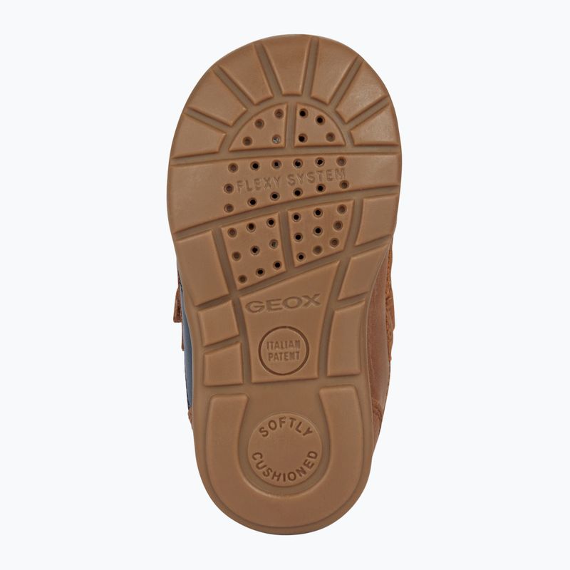 Geox Elthan tobacco/navy children's shoes 12