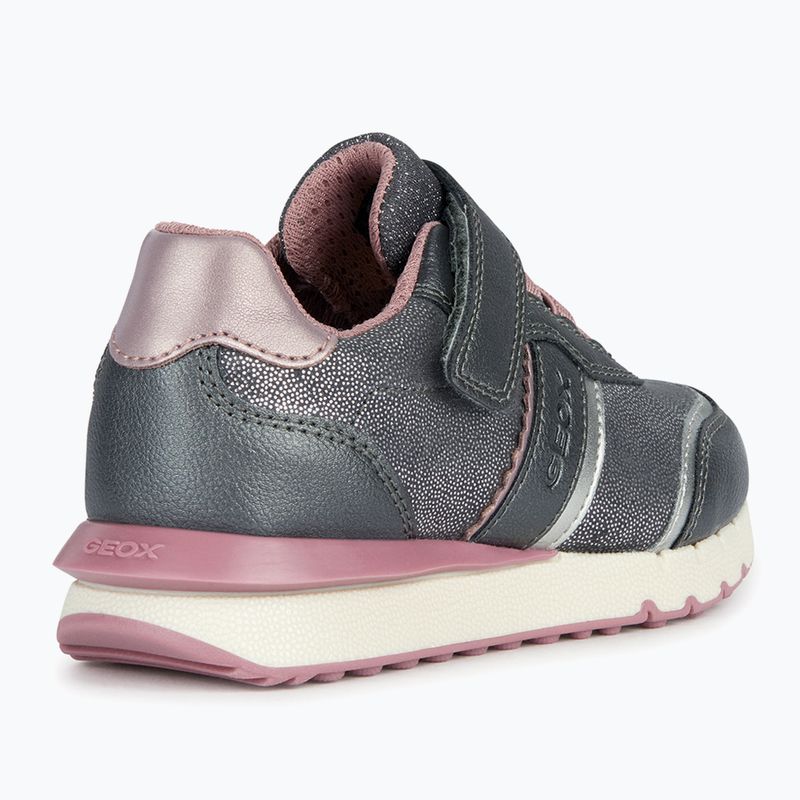 Geox Fastics grey/old rose children's shoes 10