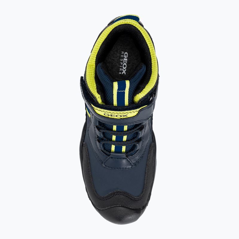 Geox New Savage Abx navy/lime green junior shoes 6