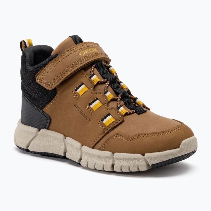 Geox Flexyper Abx brown/dark yellow junior shoes